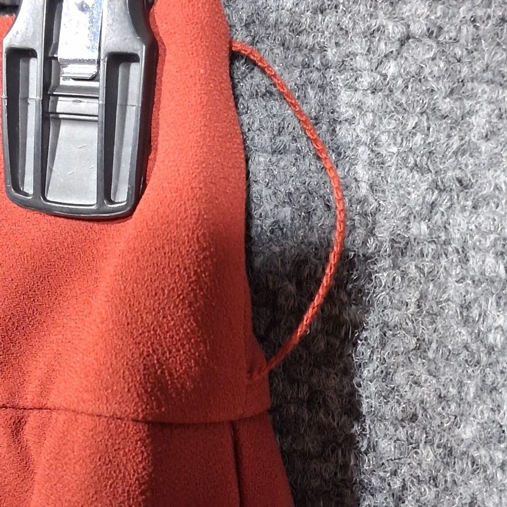 Express Womens‎ Rust Orange Front Slit Midi Pencil Skirt Size 2 007738915